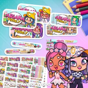 Avatar World - Etiquetas Personalizadas