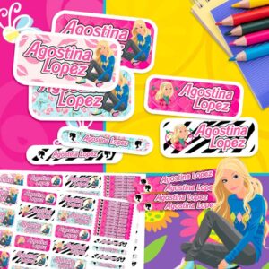 Barbie - Etiquetas Personalizadas