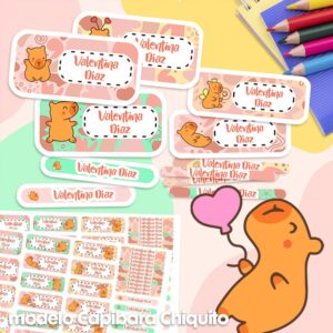 Capibara Chiquito - Etiquetas Personalizadas