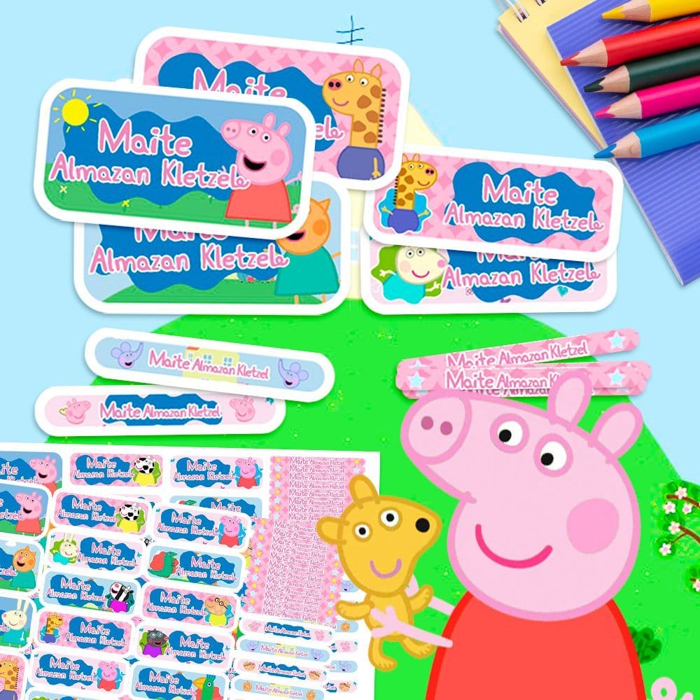 Etiquetas Escolares - Peppa Pig