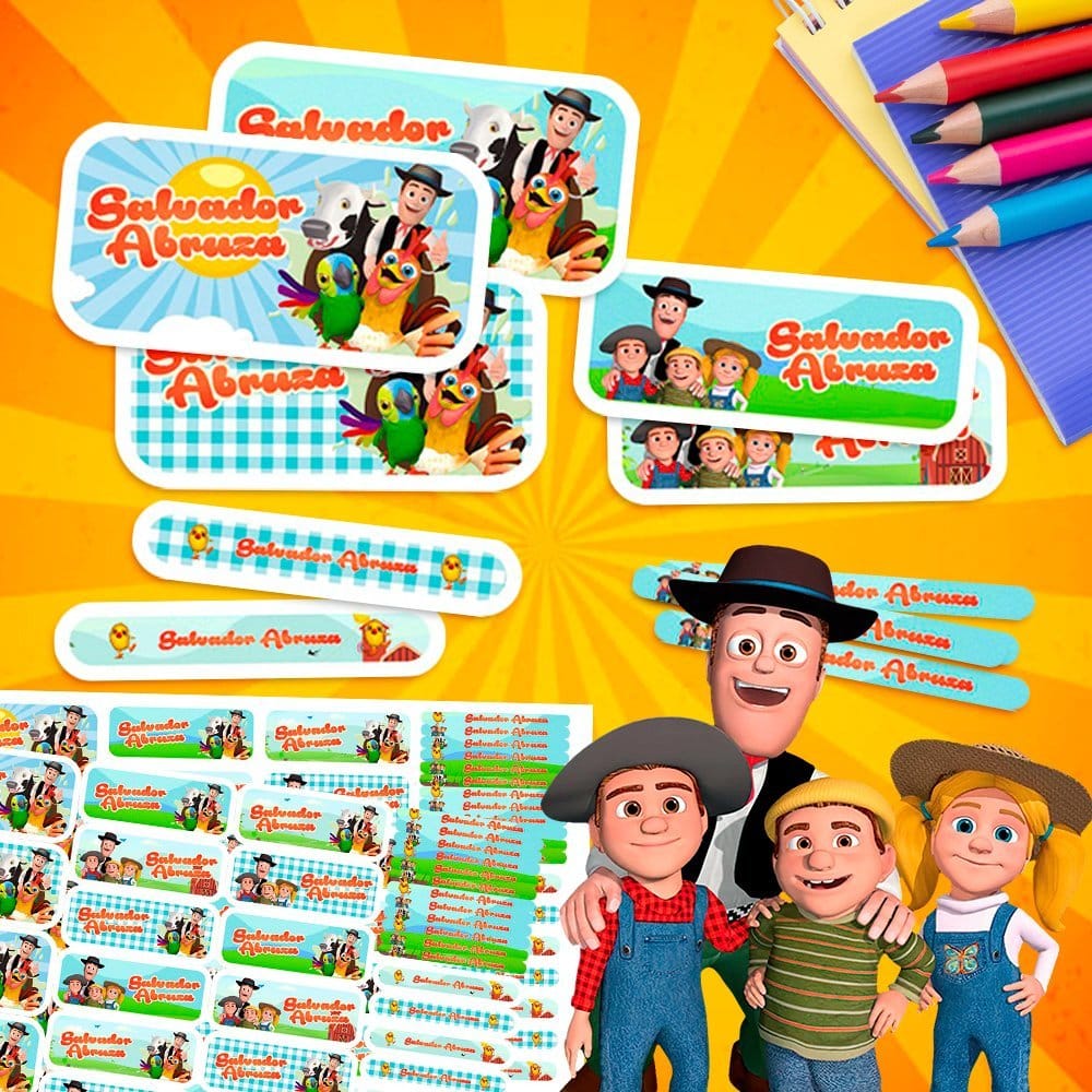 Etiquetas Escolares - La Granja de Zenon