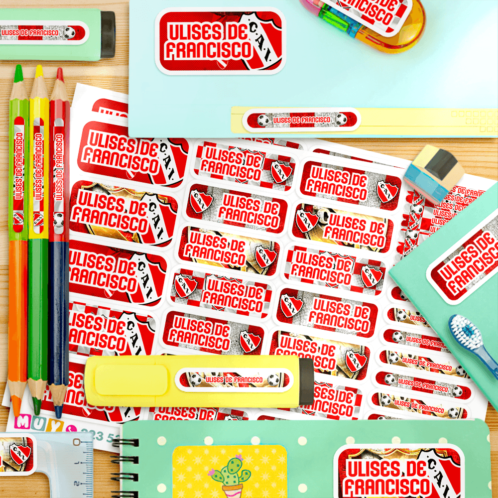 Etiquetas Escolares - Independiente